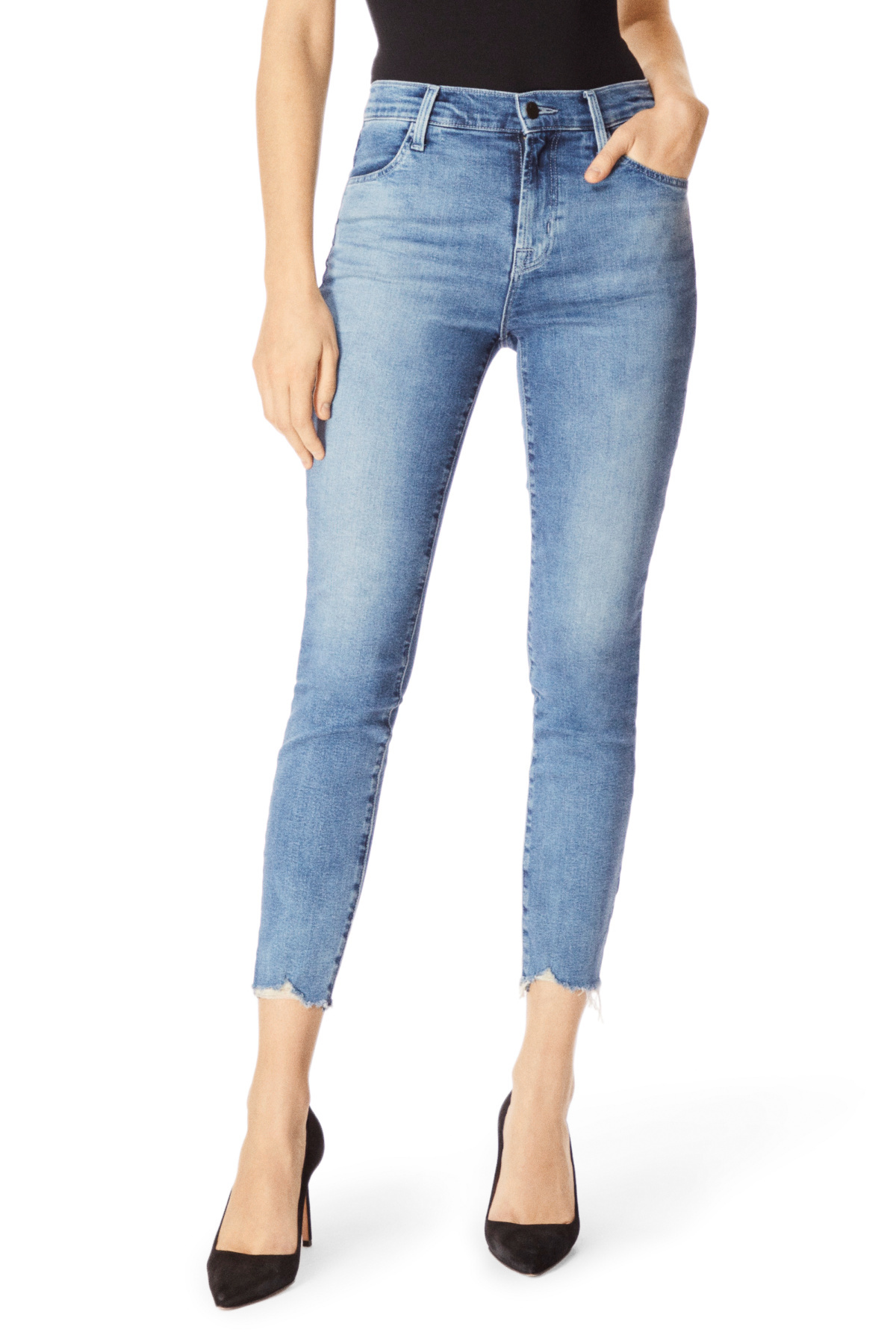 J Brand Jeans Alana High Rise Crop Skinny in Epsilon