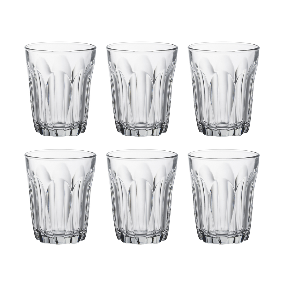 Pale & Interesting Duralex French Provence Bistro Glasses-Set of Six 25CL