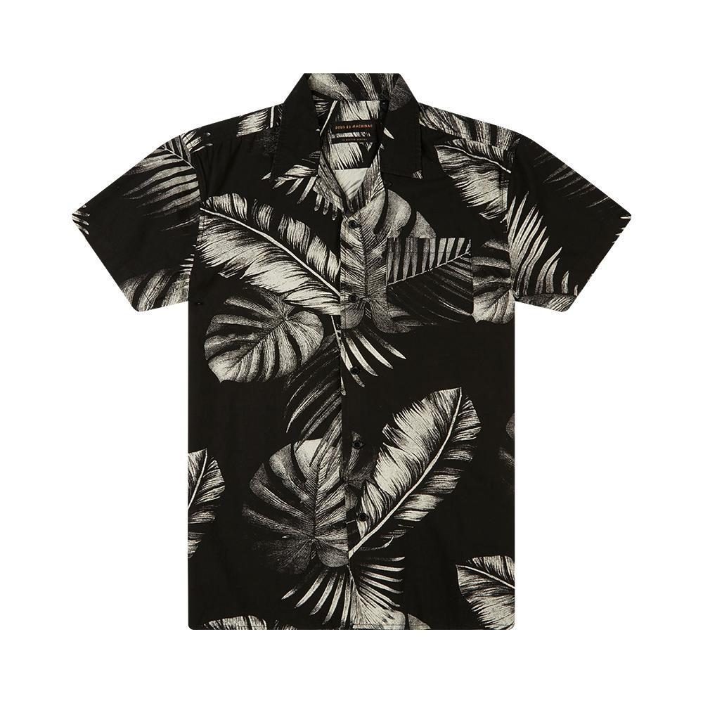 Deus Ex Machina Dean Atoll Shirt - Grey Palms 