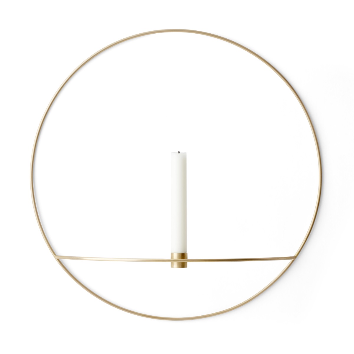 Menu POV Circle Candle Holder/Vase Brass Large