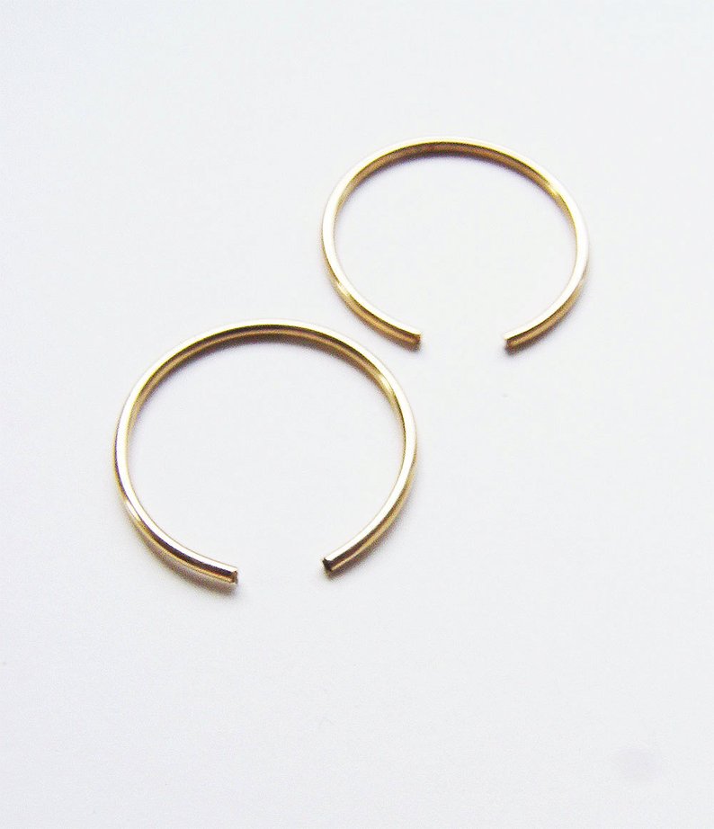 Friedasophie Open Circle Gold Ring