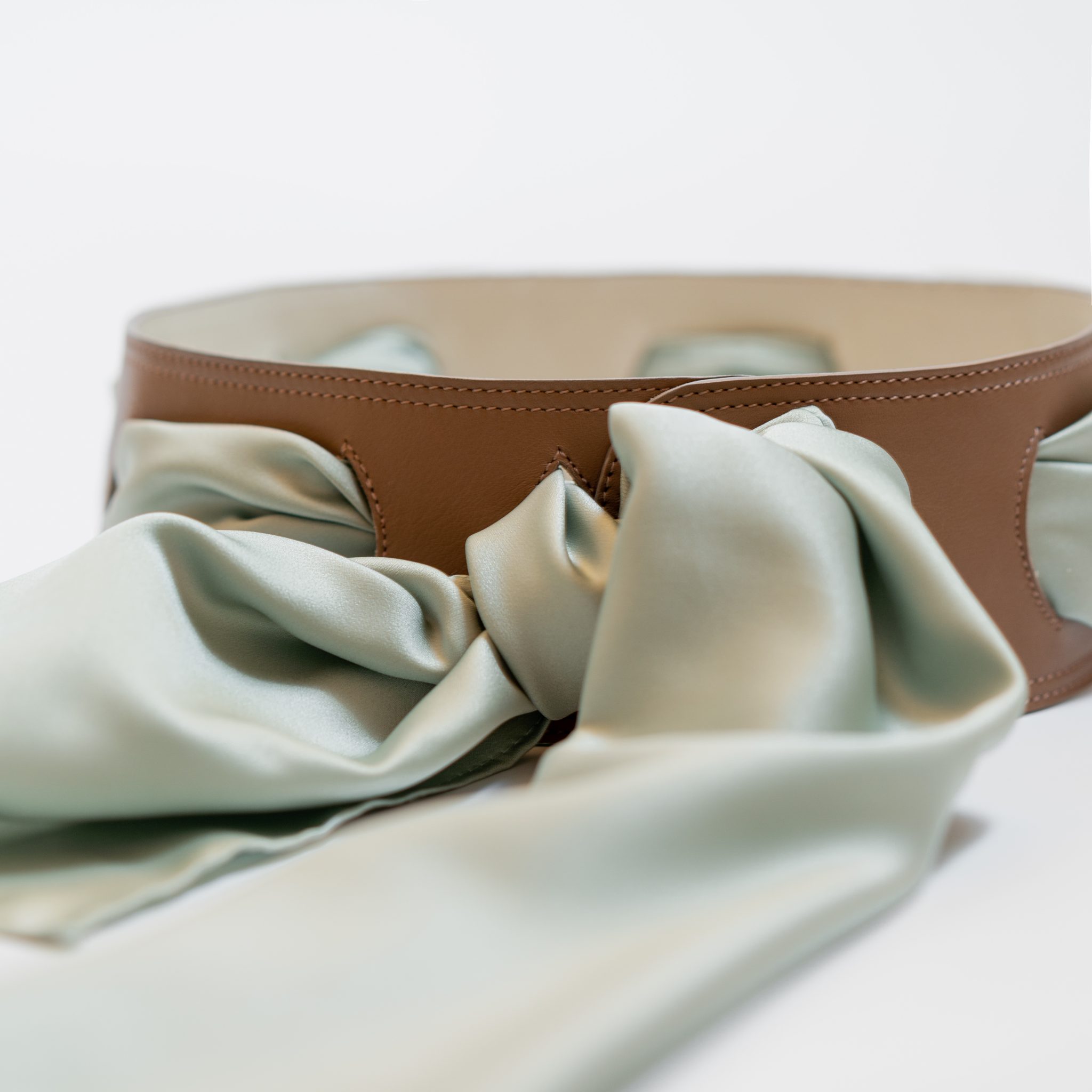 Persefinis Green Water Zenobia Scarf Belt