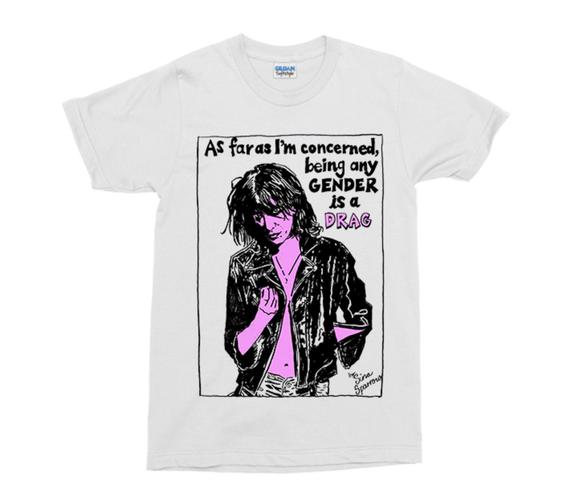 Sina Sparrow Patti Smith Gender Is A Drag Tee