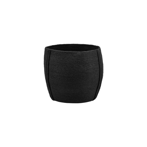 House Doctor Black Drum Basket