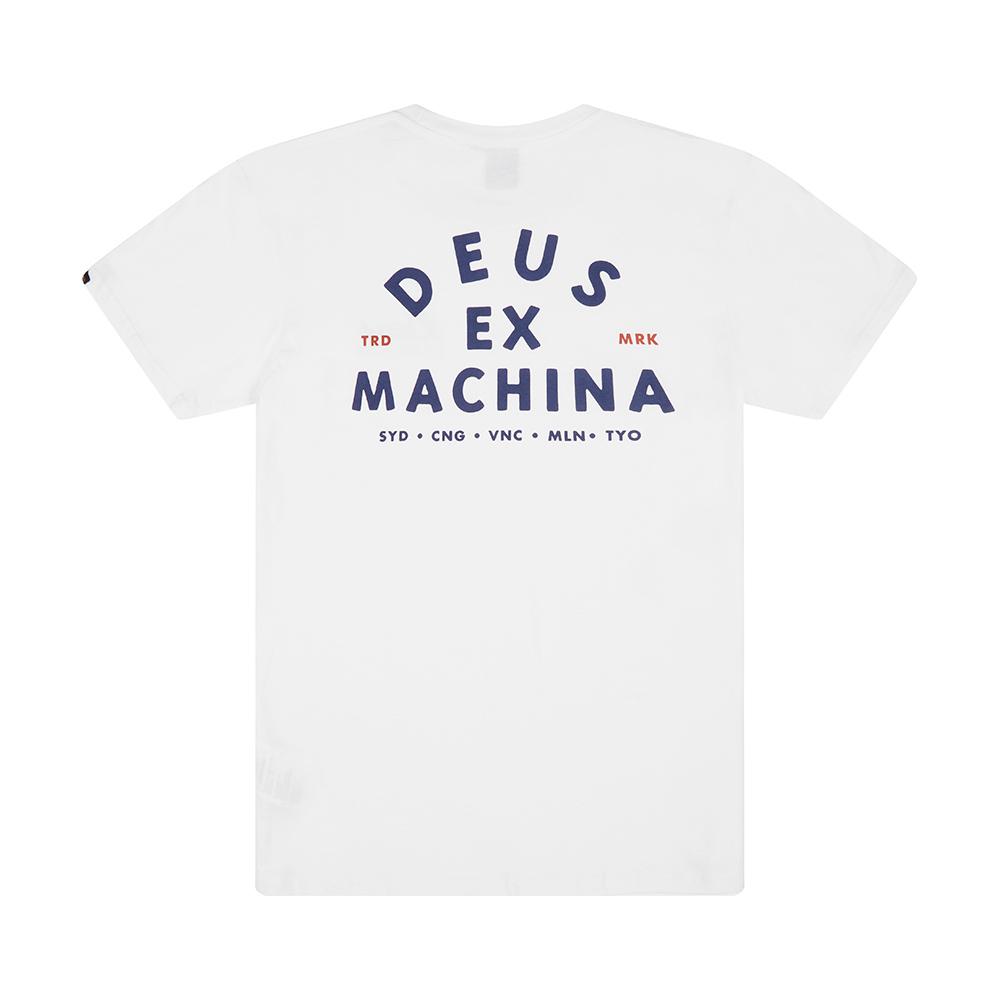 Deus Ex Machina Whirled Tee - White 