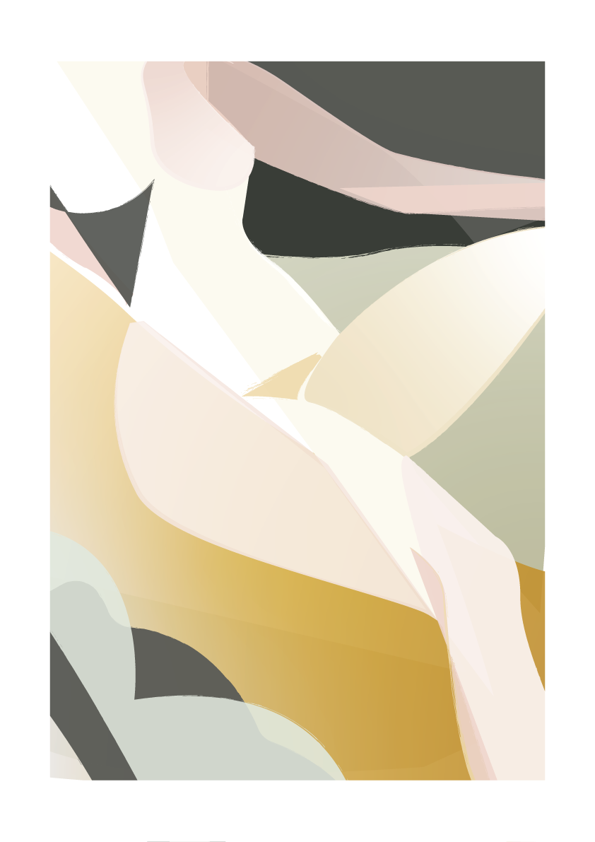 Dowse Reclining - Abstract Nude Fine Art Print