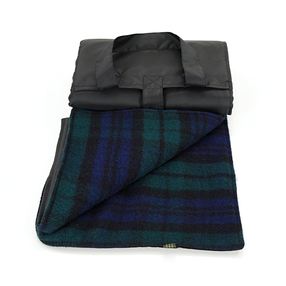 Tweedmill Blackwatch Eventer Pure New Wool Picnic Blanket