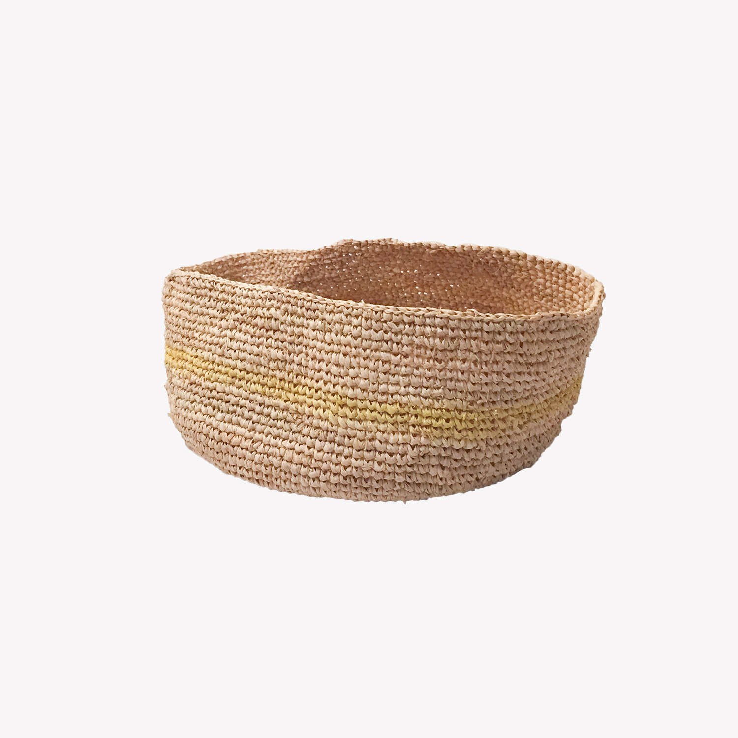 Domoina Raffia bread basket