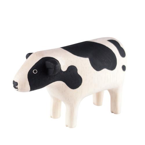 T-lab Wooden Cow Decor