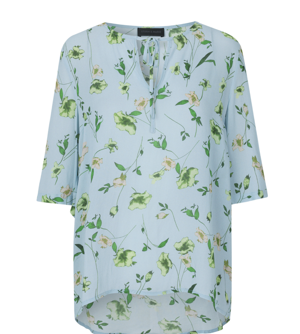 Storm & Marie Dakota Short Sleeved Shirt - Flower Print 