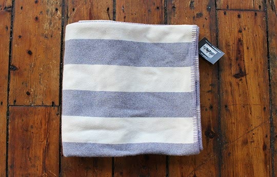 Warings Broad Stripe Crocus Throw