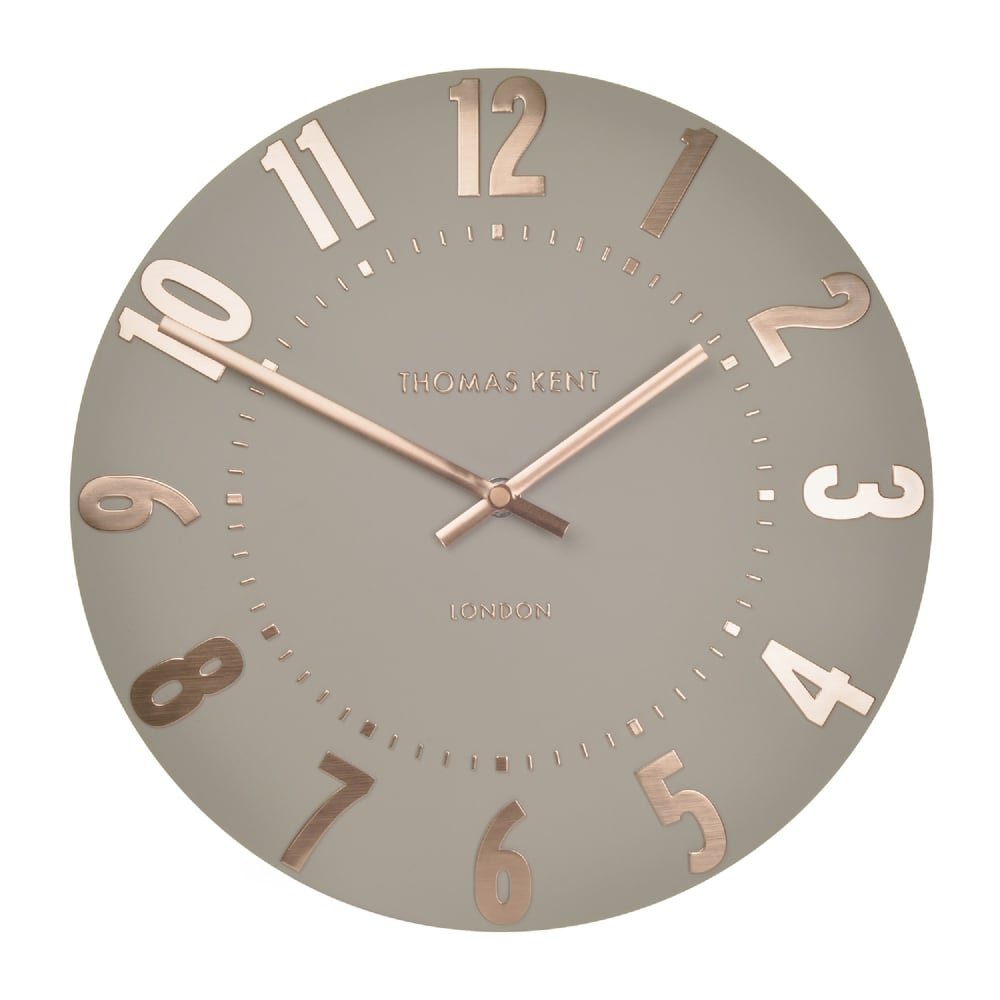 Thomas Kent 30cm Rose Gold Mulberry Wall Clock