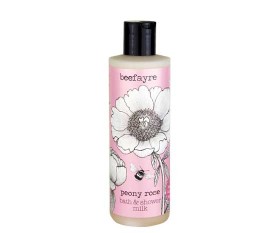 beefayre Peony Rose Bath And Shower Milk