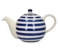 Creative tops London Pottery Blue Bands 4 Cup Teapot