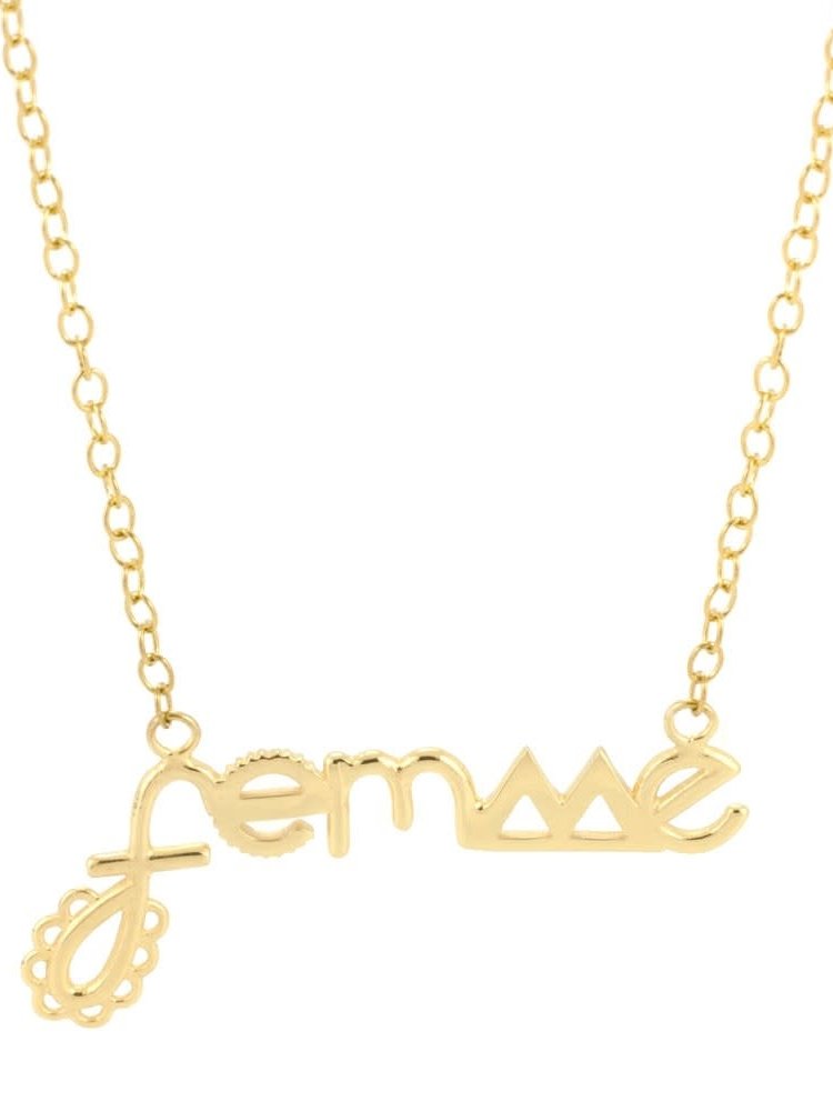 Laura Gravestock  Gold Femme Necklace