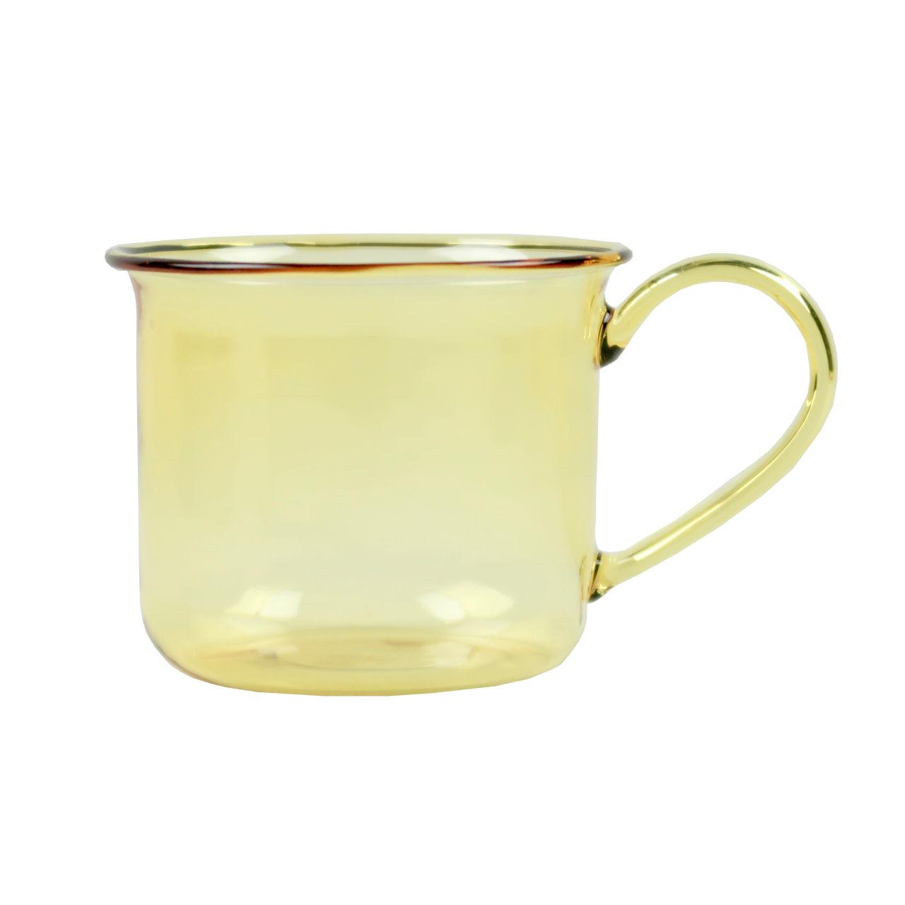 HAY Yellow Borosilicate Glass Cup