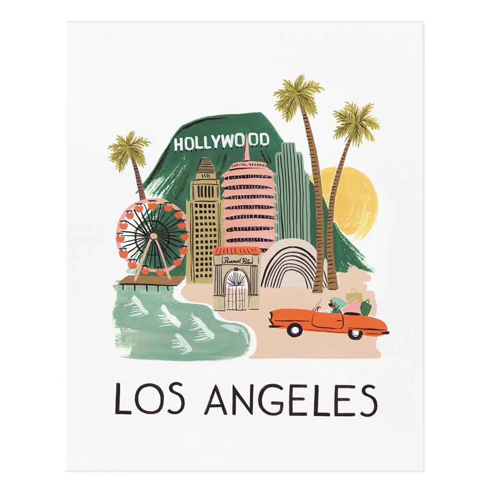 Rifle Paper Co. Los Angeles Poster 