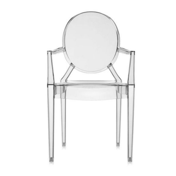 Kartell Louis Ghost Chair in Pale Fumo 