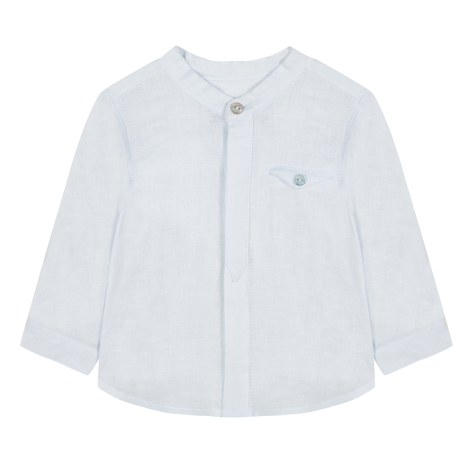 Trouva: Sky Blue Boys Formal Linen Shirt