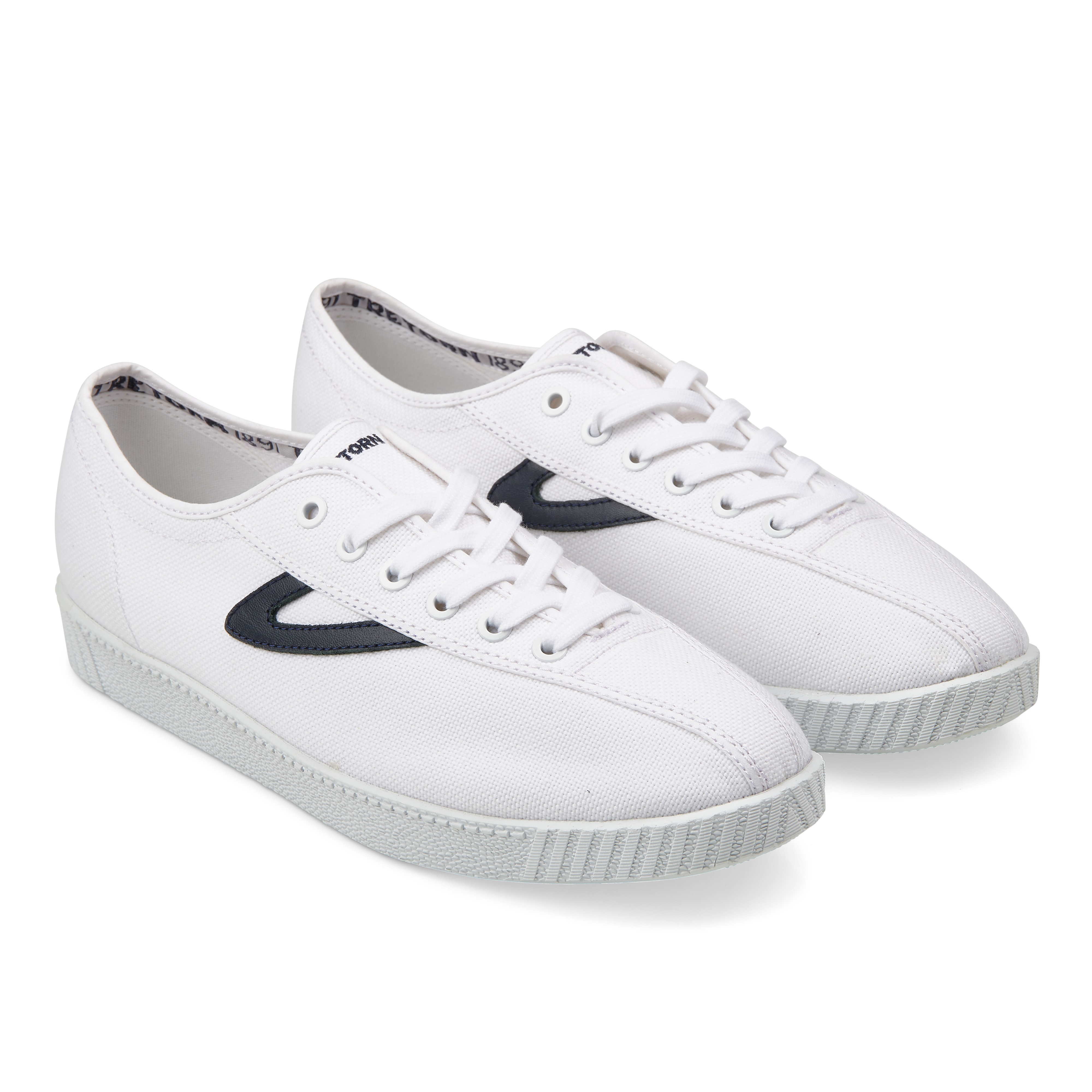 Tretorn Nylite Sneakers in White / Midnight