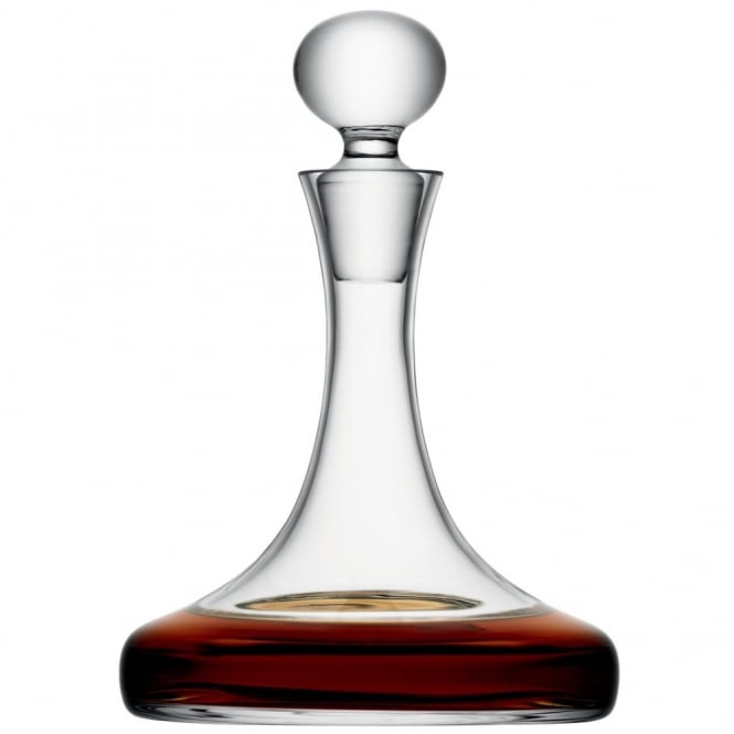 LSA International 1 Litre Handmade Glass Ships Decanter 