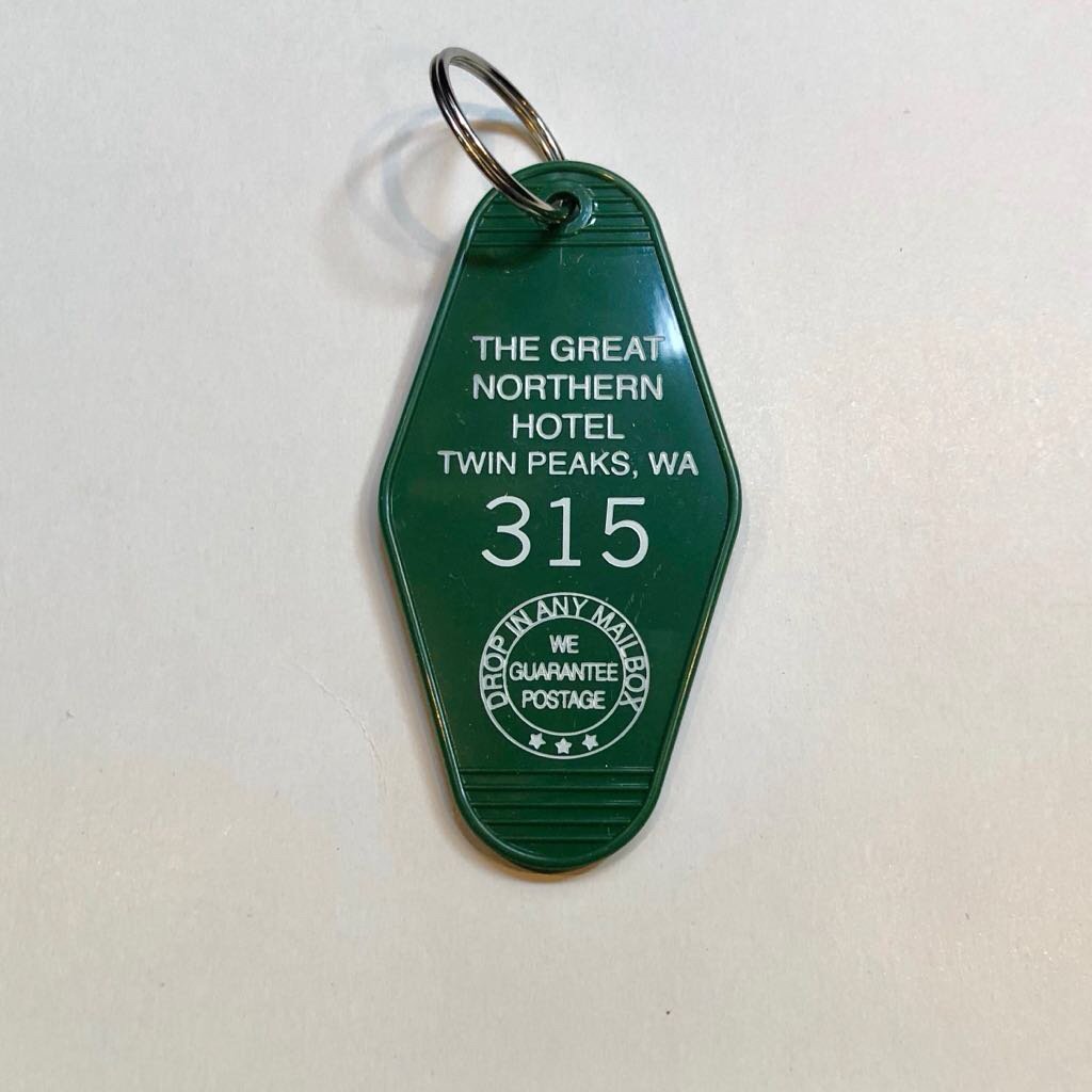 Hotel Keychains Plastic The Great Northern Hotel Keychain