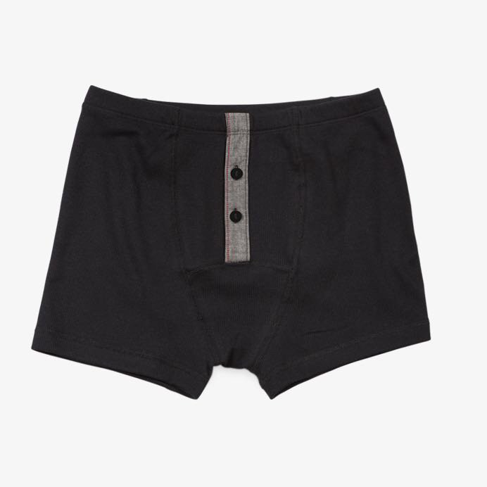 Hemen Biarritz Albar Black Cotton Belze Boxer