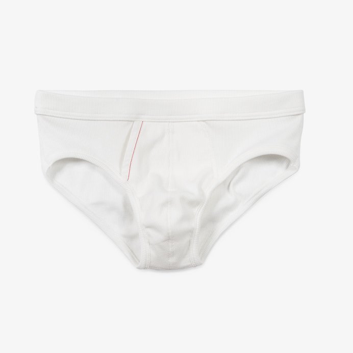 Hemen Biarritz White Cotton Etor Slip Briefs