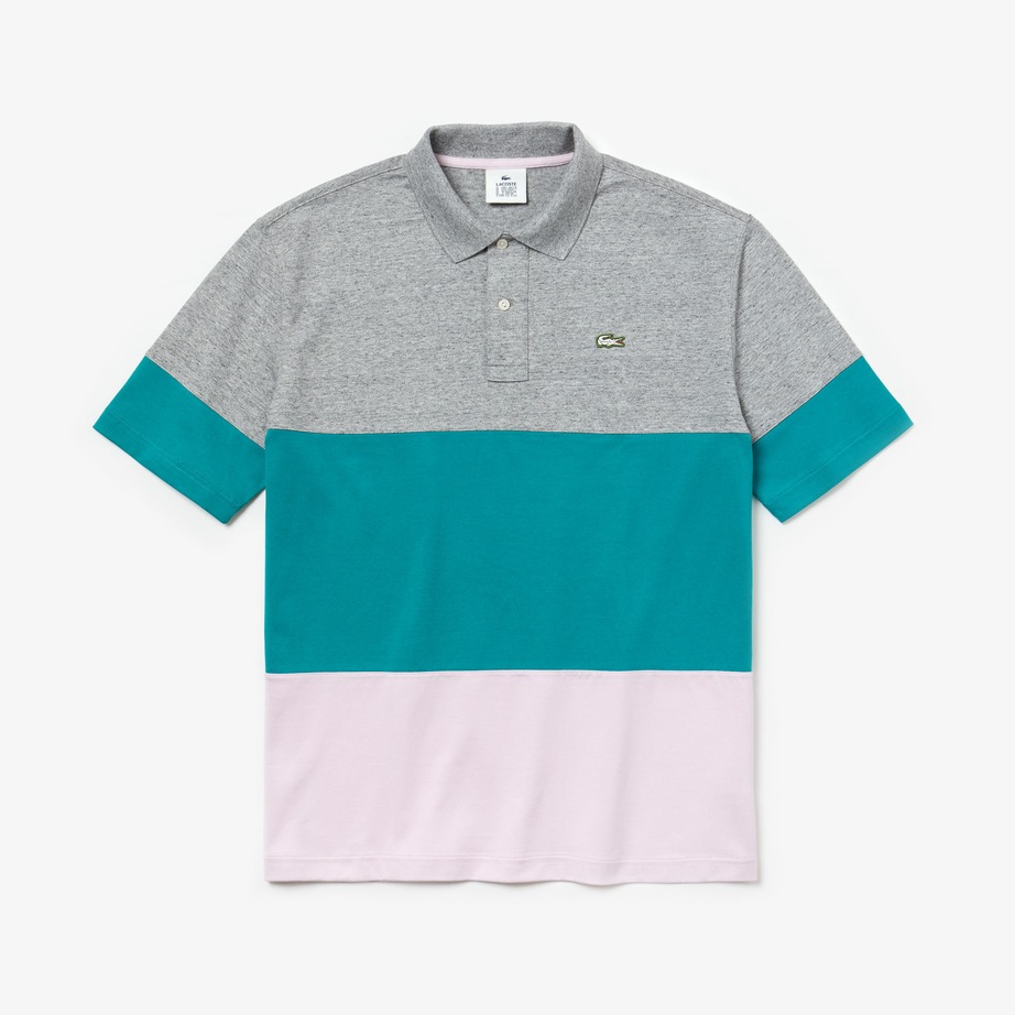 Trouva: Lacoste LIVE men's polo shirt loose fit in cotton color block