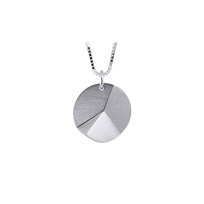 Sofie Lunøe Flake Silver Small Round Necklace