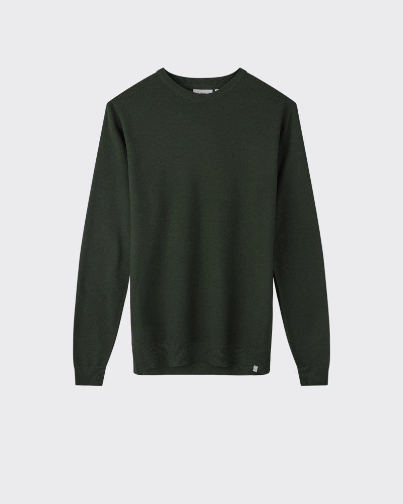 Minimum Green Curth Knit Jumper