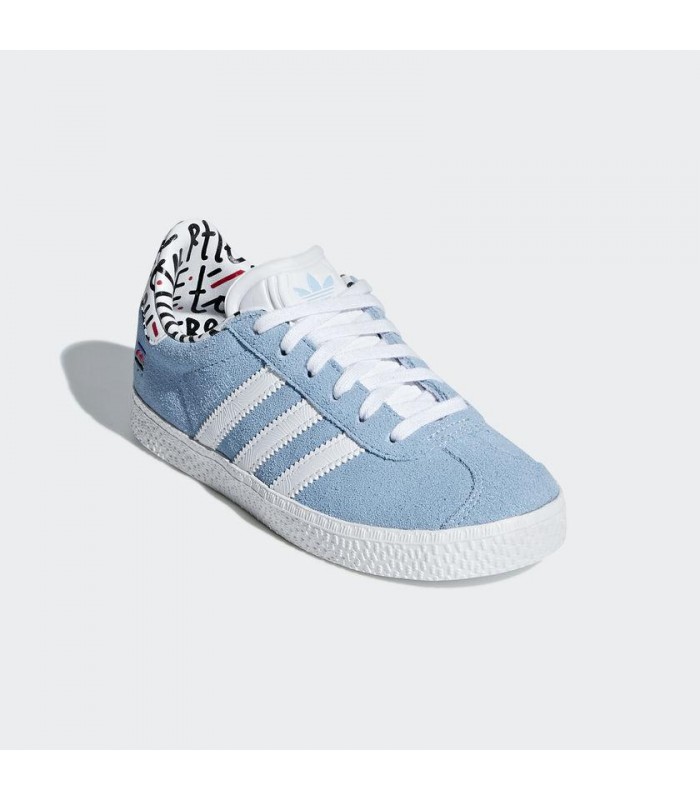 adidas gazelle blue kids