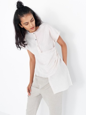 Mónica Cordera Monica Cordera Linen Claudine Shirt