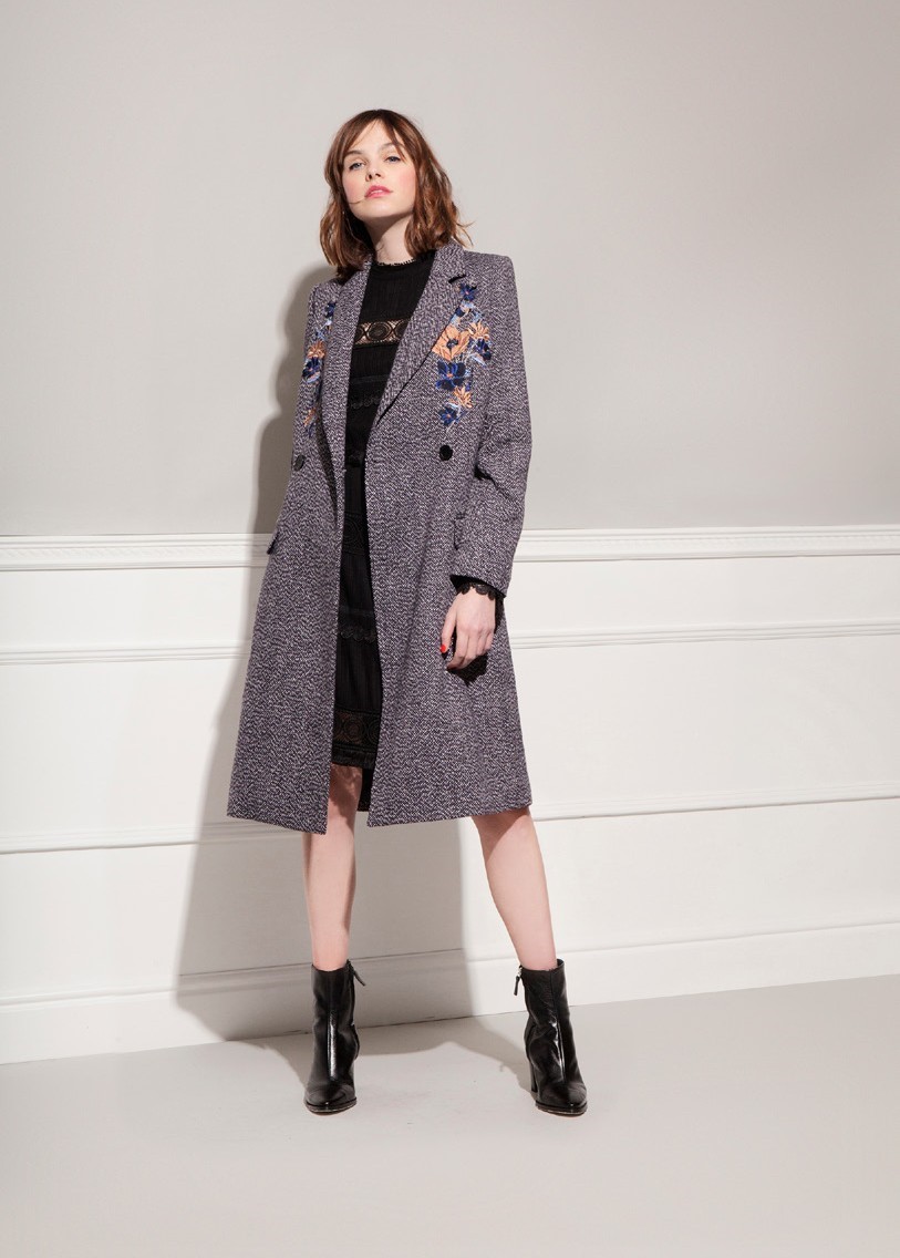 Jovonna London Embroidered Coat