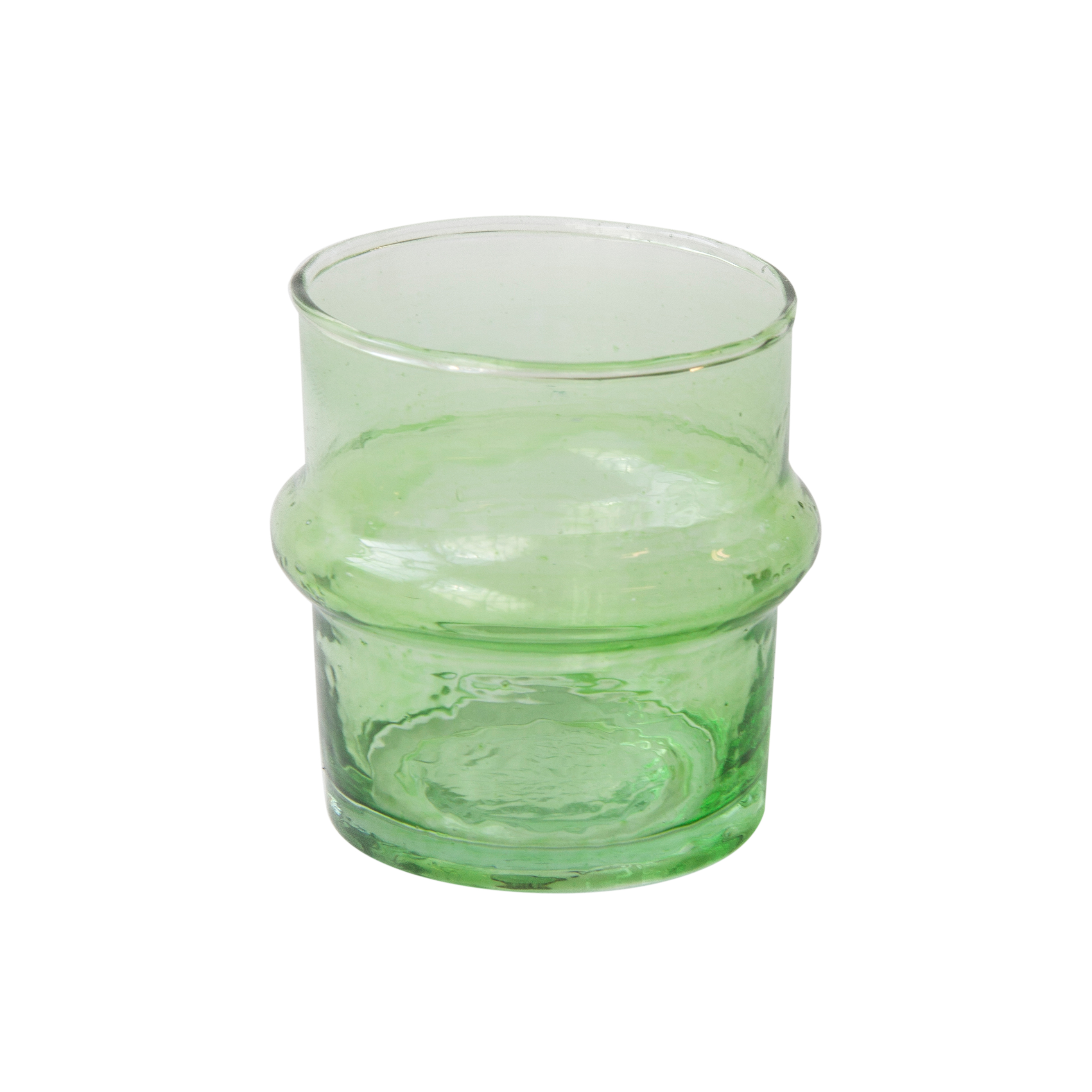 Urban Nature Culture Recycled Handmade Light Green Glass Tea Light Holder