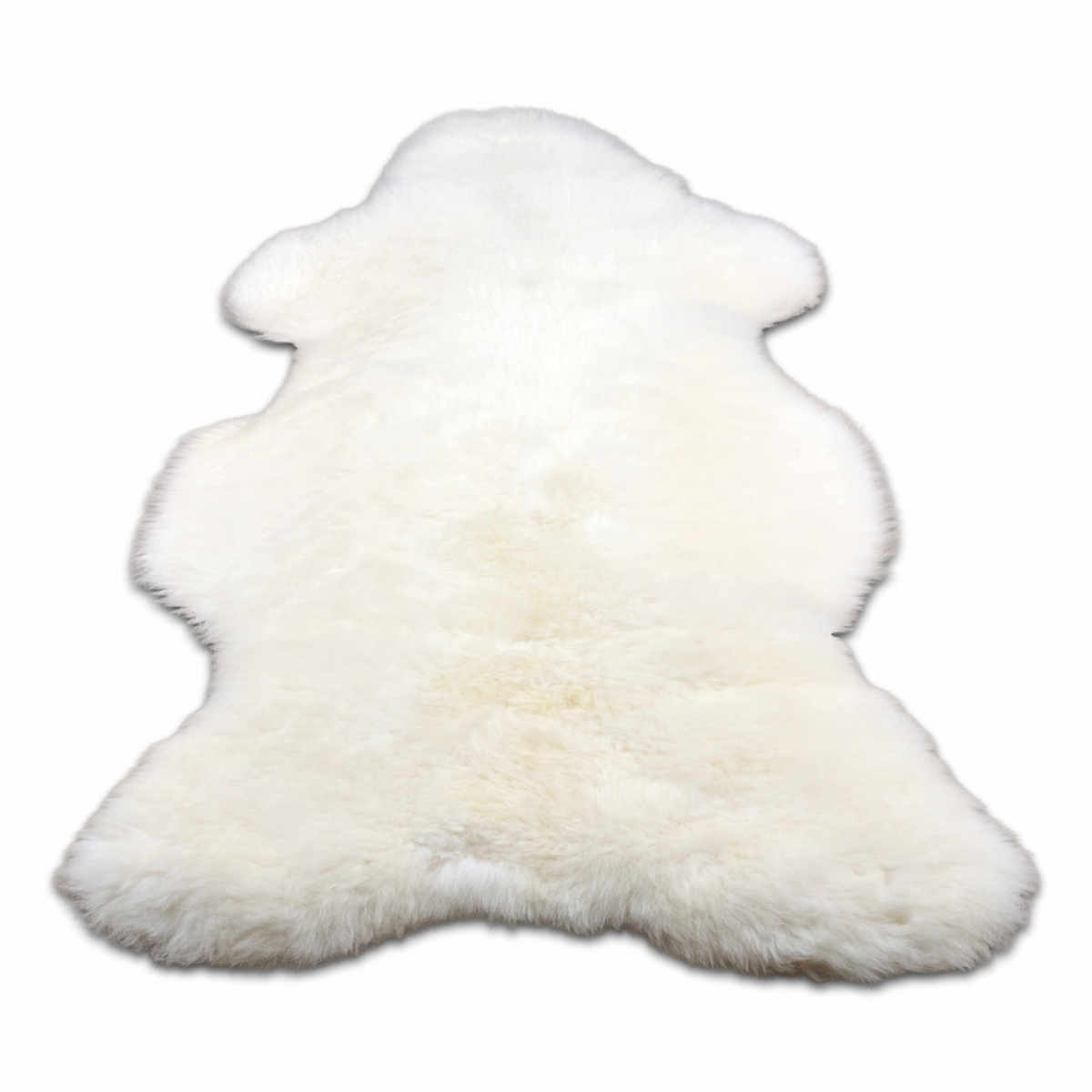 Van Buren Bolsward White Texels 100% Organic Sheepskin 