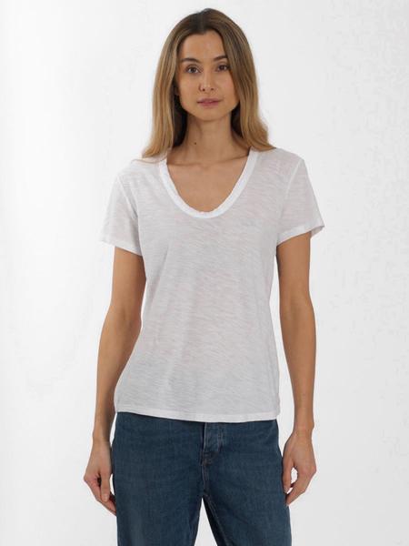 Levete Room White Any 2 Scoop Neck Tshirt