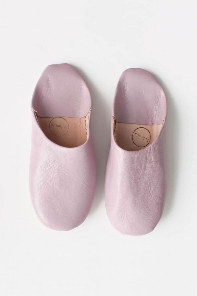 Bohemia Vintage Pink Moroccan Babouche Basic Slippers