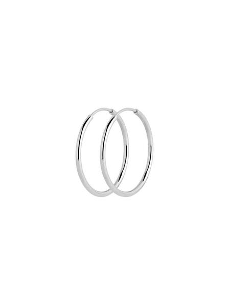 Maria Black Senorita Timeless Hoops Silver - 20mm