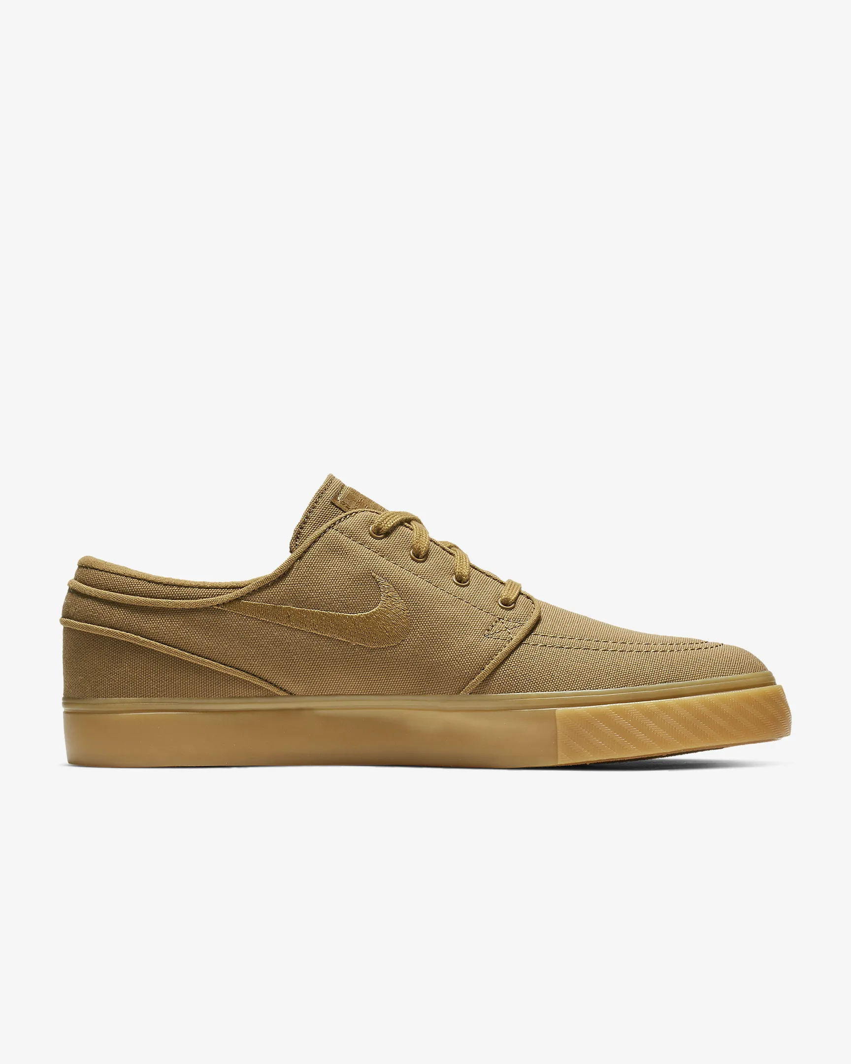 Nike Golden Beige Canvas SB Zoom Stefan Janoski Shoes