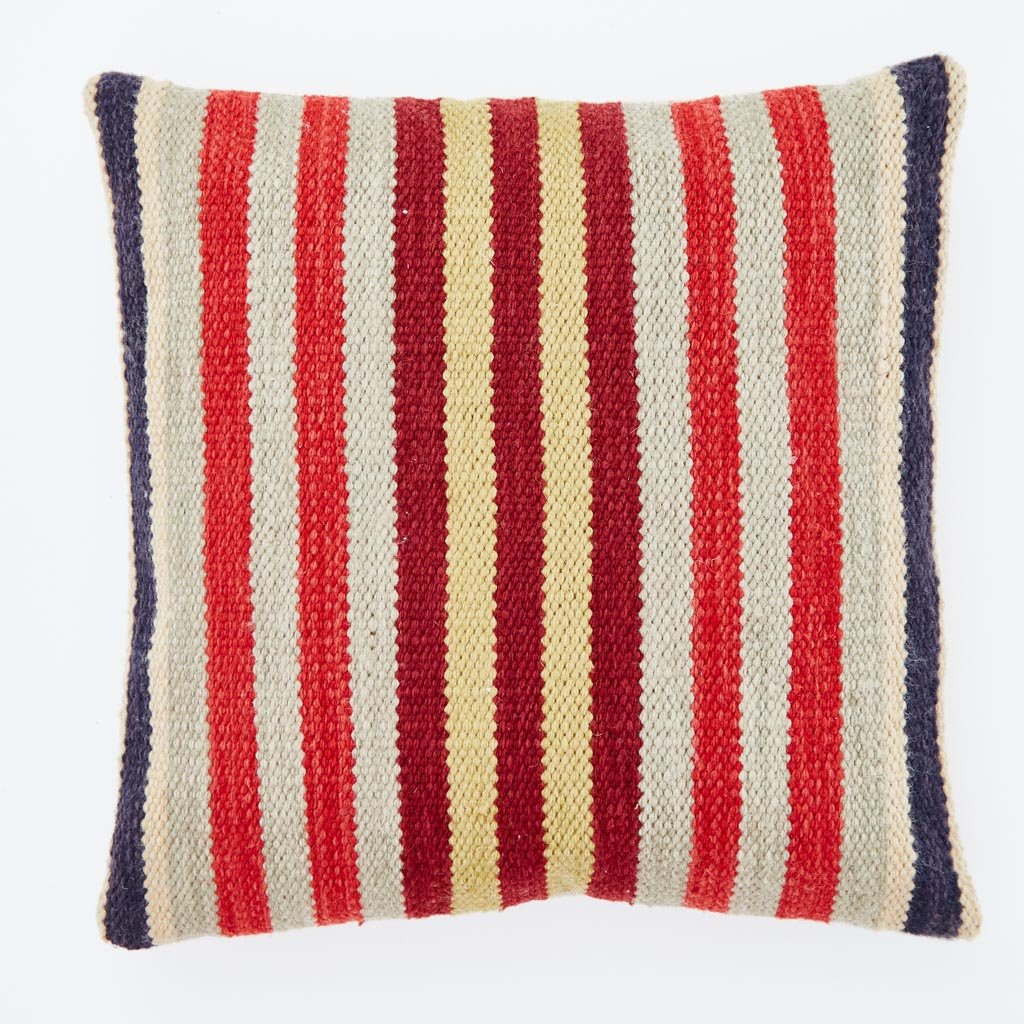 Weaver Green Regimental Stripe Indoor / Outdoor Cushion