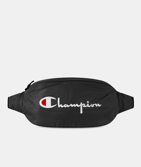 Champion Black Polyester Belt Bag