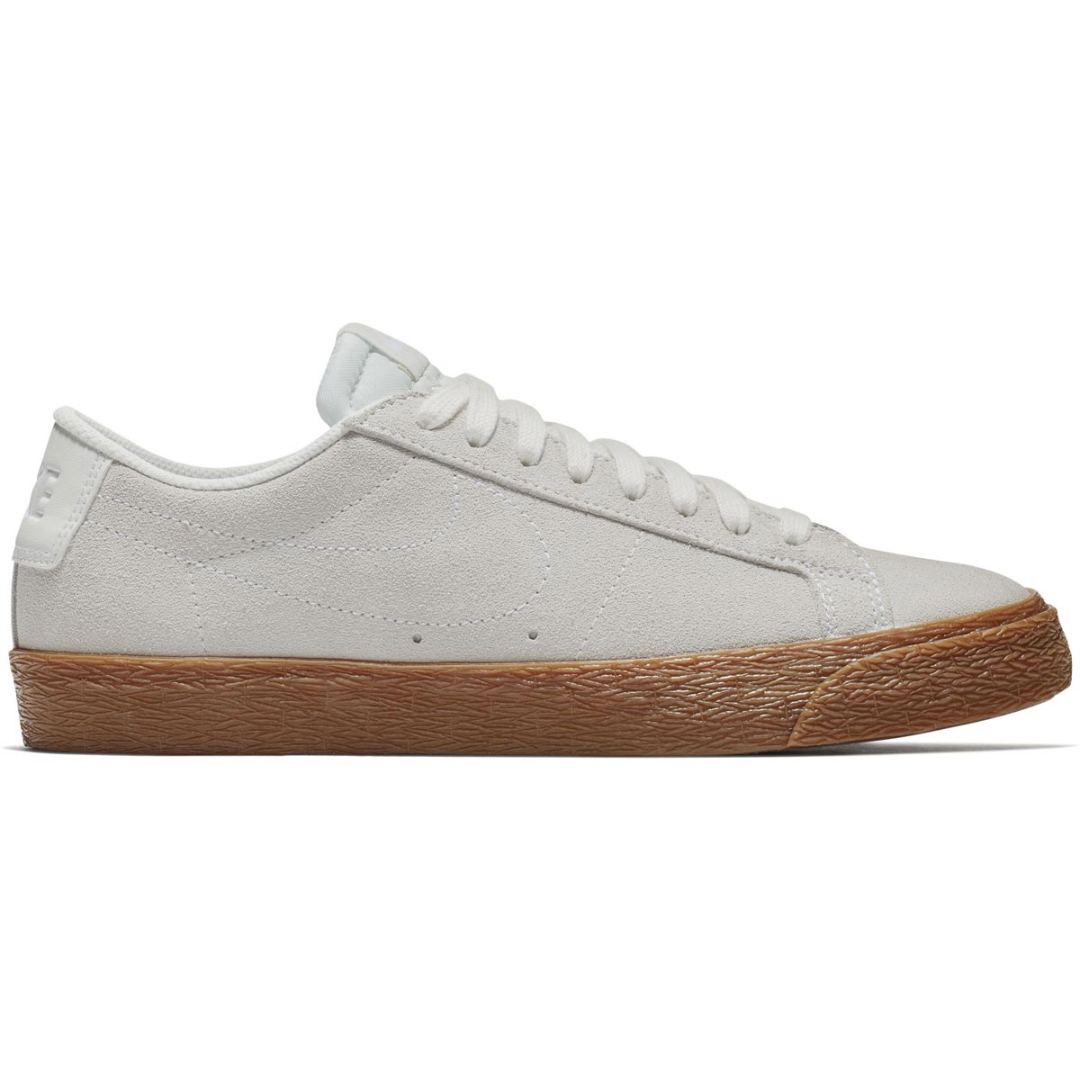 Nike 8 Size Summit White Gum Leather and Suede Blazer Low Shoe