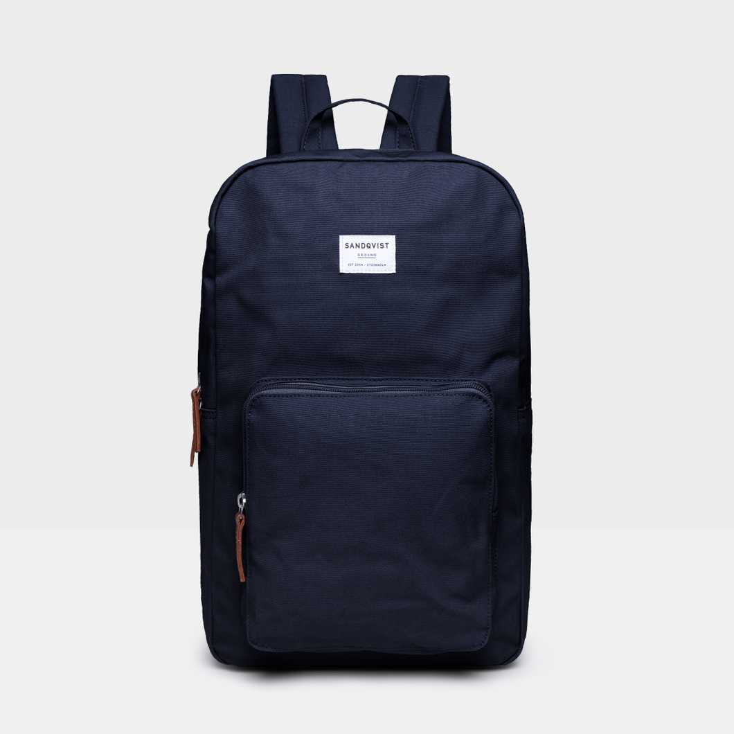 Sandqvist  Blue Cotton Kim Backpack