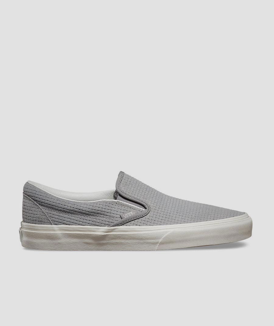 Vans  Dove Suede Braided Classic Slip On Shoes