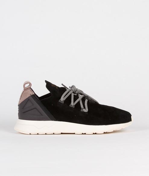 Adidas Core Black Suede Originals ZX Flux ADV X Shoes