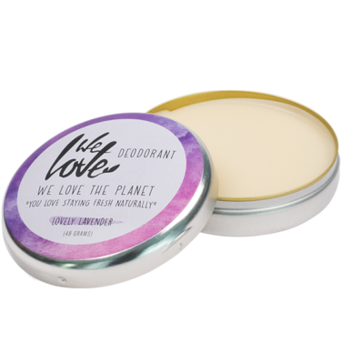 We Love The Planet 100% Natural Tinned Cream Deodorant Lovely Lavender