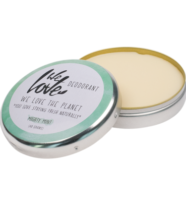 We Love The Planet 100% Natural Tinned Cream Deodorant Mighty Mint