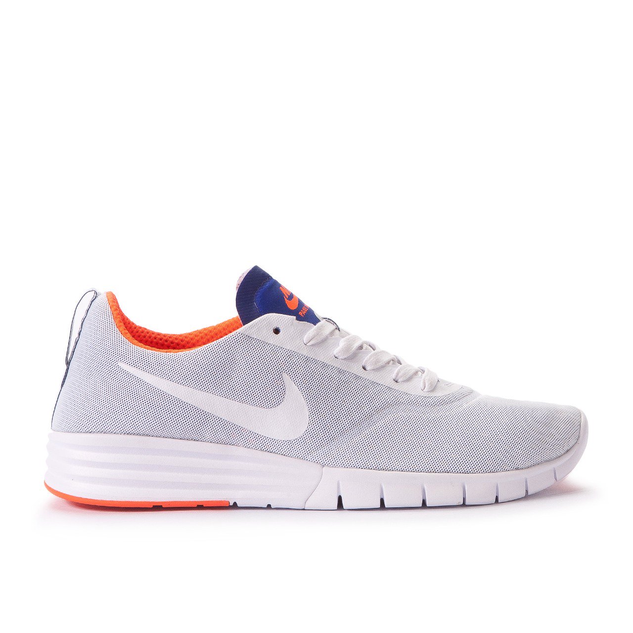 Nike White Mesh Lunar Paul Rodriguez 6 Skate Shoe