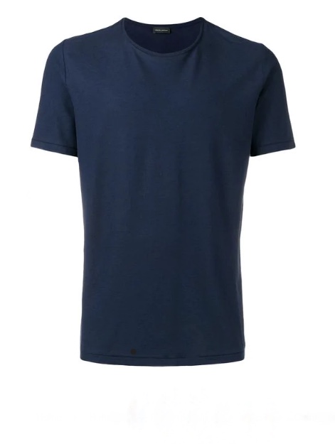 Roberto Collina Blue Short Sleeve T-Shirt